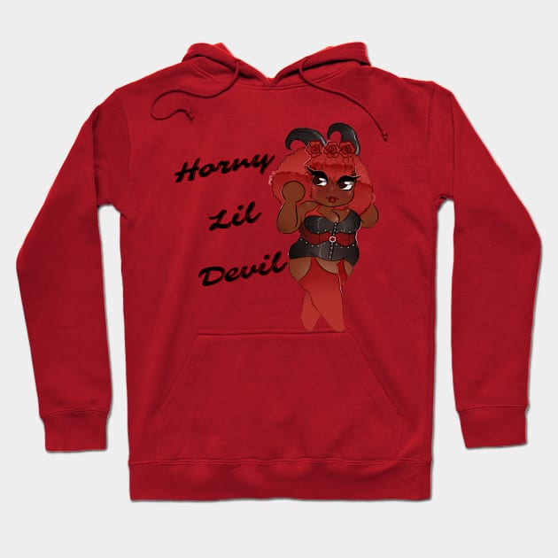 Horny Lil Devil Hoodie by TaLynn Kel's Favorite Things